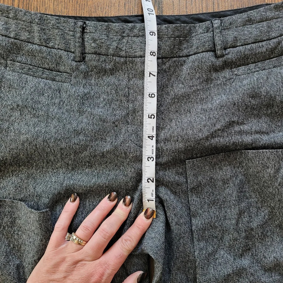 New Direction Gray Black Merle Dress Trouser Pants Size Women's 8 Petite - Picture 6 of 9
